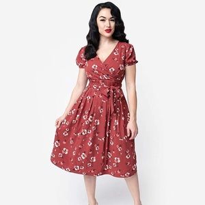 ISO Unique Vintage Dark Pink Dress XS